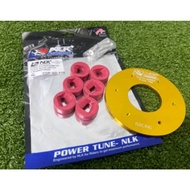 NLK PERFORMANCE Clutch Damper Plate Alloy Silver Blue Gold Rebet Screw Set Rubber YAMAHA Y15ZR V1 V2