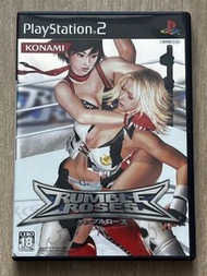 日版 PS2 KONAMI RUMBLE ROSES 火爆玫瑰 LADY WRESTLING FIGHTING ACTION GAME 美少女摔角格鬥遊戲
