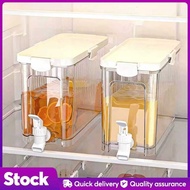 WOW MMAL 4L Refrigerator Drink Dispenser with Tap Faucet Cold Hot Water Bucket Fill Bottle Jug