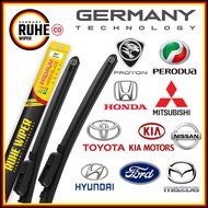 [1 PCS] Ruhe Germany Wiper Perodua Proton Toyota Nissan Mitsubishi Kia Honda Ford Hyundai Premium AA