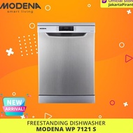FREESTANDING DISHWASHER MESIN CUCI PIRING OTOMATIS MODENA WP 7121 S