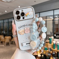 Blue Background Good Luck Redmi note13PRO Phone Case note13/12/11 Silicone note10 All-Inclusive TURB