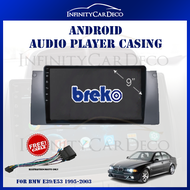 BMW E39 / X5 /E38 1995-2003 9" Android Player Dashboard Audio FM Radio Casing Frame