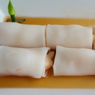 Chee Cheong Fun w/ Prawn (50g x 8 pcs/pkt - Frozen) Sauce provided! ~ Pianitos Dim Sum