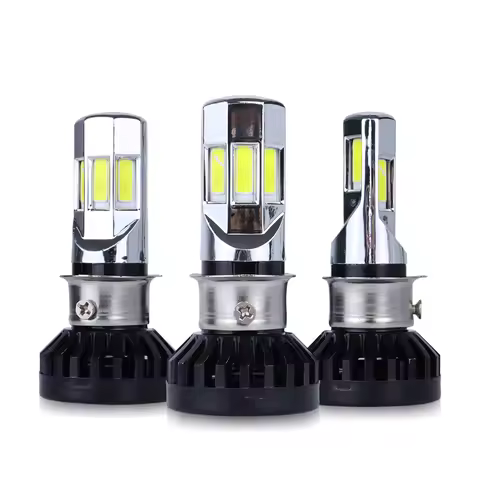 LED Headlight Bulb Universal Type Motorcycle M02E H4 HS1 BA20D P15D H6 3500LM 35W For All Motorbike 