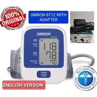 OMRON HEM 8712 Automatic Blood Pressure with ADAPTER AND FREE BATTERY ORIGINAL