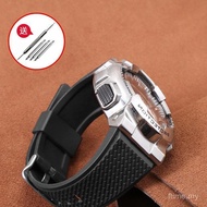 Silicone Resin Replacement Watch Strap Waterproof Sweatproof Soft Durable Watch Bracelet Suitable Fo