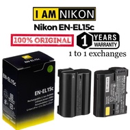 Nikon EN-EL15C battery original for Nikon Z7/Z7II/Z6/Z6II/Z5/D850/D810/D810A/D780/D750/D7500/D7200/D610/D500