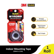 3m 414-S19 Double Tape - Scotch Strong Extreme Indoor Outdoor Super Strong 6.7kg