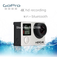 GoPro HD Hero 4 Silver Action Camcorder   GOPRO HERO 4 Waterproof Sports Camera ultra clear 4K