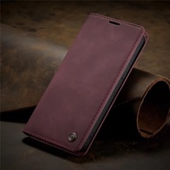 Casing For Samsung Galaxy S25 Ultra Plus 5G 2025 Phone Case Retro Leather Purse Luxury Magnetic Card