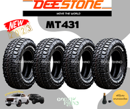 Deestone Power Cruz  รุ่น MUD TERRAIN - MT431 (แก้มขาว) 30x9.5R15 31x10.5R15 235/75R15 245/75R16 265/75R16 ยางใหม่ปี 2023-2024🔥(ราคาต่อ 4 เส้น) แถมฟรีจุ๊บลมตามจำนวนยาง✨✅