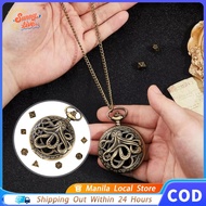 7Pcs DND Dice and Octopus Hollow Pocket Watch Case Metal Polyhedral DND Dice Set Accessories