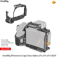 SmallRig Rhinoceros Cage Sony Alpha a75 a74 a7r5 6029 protective frame newly released 2026