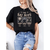 Women's ACOTAR Bookish Fantasy T-Shirt - Bat Tarot Card Design with Rhysand, Cassian, Azriel - White
