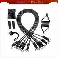 MagiDeal 5 Resistance Bands Set 5 Tubes Exercise Band carry pouch Gym Equipment