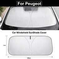Windshield SunShade Cover for Peugeot RCZ 3008 2008 4008 Anti UV Car Accessories