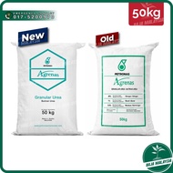 PETRONAS Baja Urea 50kg Fertilizer N46% Baja Rumput Tunggal Daun Pokok-Pokok Baja Mempercepatkan Per