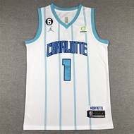 Men's Charlotte Hornets LaMelo Ball Basketball White Jersey