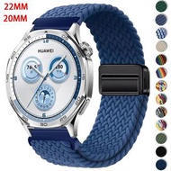 22mm Nylon Loop band for Huawei Watch GT5/4/Pro GT3 2 2e 46mm Breathable Wristband 20mm for Samsung 