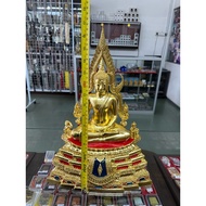 2563 Phra Buddha 7” Chinnarai Wat Yai Phitsanulok 7寸金哪叻佛祖金身，编号492(9x13寸高)最美丽的佛陀成功佛。