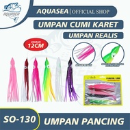 AQUASEA SO130 Isi 6pcs/bag 10cm Umpan Ikan cumi Softworm Pancing Lifelike