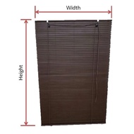 Outdoor Bamboo Blinds / Wooden Blind W ) x ( H ) # Bidai Kayu # Bidai Buluh #