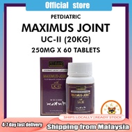 {Hot selling} PETDiatric® Maximus Joint 20kg Canine Feline Dog Cat Kucing 250mg x 60 tablets (Shippi
