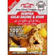 [Readystock] HAZAH Ori Terengganu Rempah Gulai Daging | Ayam | Ikan