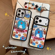 Back Cover For IPhone 17 12 13 14 15 Pro Max 16 Plus Case Bugcat Capoo Foodie Bracket Magnetic Attra