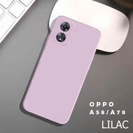 HP Macaron Case Oppo A58 / A78 - Softcase Camera Protect Oppo A58/A78 - Case Oppo A58 Camera Protect
