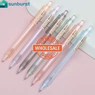 [Wholesale] Automatic Pencil - Muji Style Candy Color - School Office Stationery - 0.5mm Pencil Lead - Press The Pencil - Smooth Writing - Black Ink - Business Signature Pen