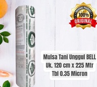 Best seller Plastik Mulsa Hitam Perak Cap Bell