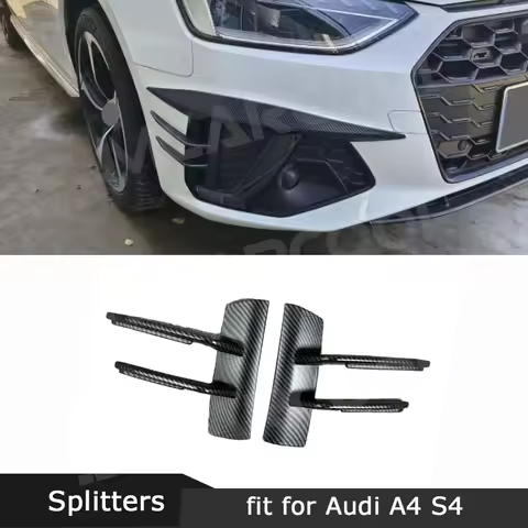 JMCARCOOL Car Front Bumper Side Body Air Vent Outlet Fender Covers Trim For Audi A4 S4 2020-2024 Not
