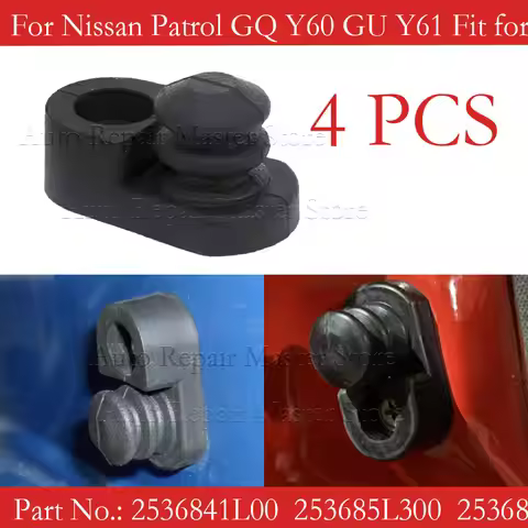 4 PCS 253685L300 For Nissan Cefiro A32 Door Switch Rubber Cover Protector Cap Patrol GQ Y60 GU Y61 C