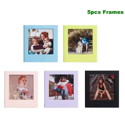 1/5Pcs 4 Inch Color Square Frames For Fujifilm Instax SQUARE SQ1 SQ6 SQ20 SQ40 Square Printer Film P