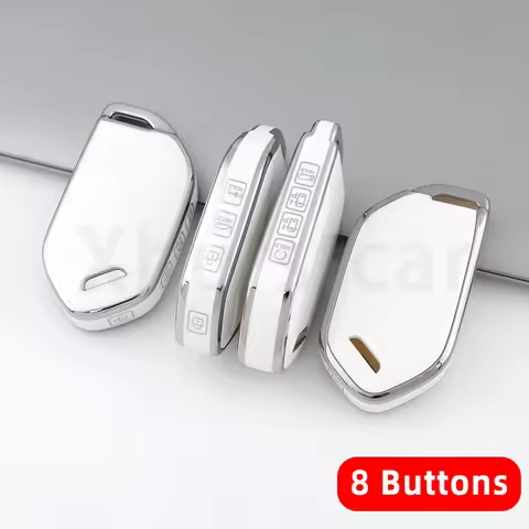 4/5/6/7/8 Bottons TPU Shell Fob Car Key Case Cover for Kia Picanto EV9 Sorento MQ4 Carnival K8 Morni