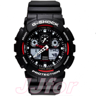 Supersports CASIOGSHOCK GA-100-1A4DR (Red and Black)