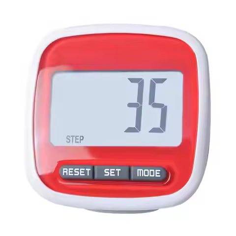 Simple Pedometer LCD Dispaly 3D Walking Step Counter Pedometer Running Walking Passometer Counter wi