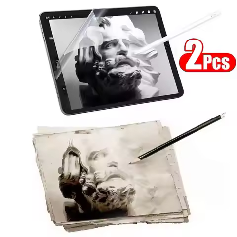 2Pcs Like Paper Film Screen Protector 10th Generation A16 For iPad Pro 13 11 2025 M4 M3 Mini 6 7 Air