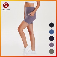 New 5 Color Women Lululemon Spliced Yoga Shorts Hot Pants LU1194