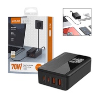 A4808Q 4-Port Fast Charging Station – 70W QC4+ with Real-Time LED Monitor