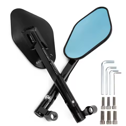 For KAWASAKI Z750 NINJA250 HONDA R1 R6 FZ6 SUZUKI YAMAHA CNC ALUMINUM Custom Motorcycle Rearview Sid