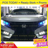 car motor 2 two Colour Led Headlight Fog lamp head Light 2 in1 3000 6000k 8000k H1/H3 H4 H7 H8 H11 H