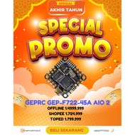 GEP-F722 45A AIO V2 – FC + ESC 2-6S, STM32F722, Gyro 42688, 45A ESC, Mount 25.5,25.5 mm, 8.8 g – Ide