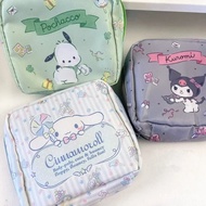 Sanrio Kawaii Pochacco Sanitary Napkin Zip Storage Student Physiological Period Sanitary Case Portab