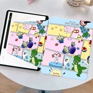 💐พร้อมส่ง💐น่ารักและมีสไตล์ Samsung เคสแท็บเล็ต มีให้สําหรับ: Samsung Galaxy Tab S9plus/S6 Lite/S7/S8/S9/S7+/S8+/S7FE/S9FE/A9/A8/ A9plus มซุง เคสแท็บเล็ต เคสหมุนได้360🎈