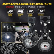 40W Motorcycle LED Auxiliary Fog Spot Light Motocycle Fog Lights BMW Motorcycle Universal Auxiliary 