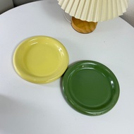 Cafe Plate Round Ceramic 7 Inches