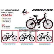 *(PM PRICE) 20" Coress Bike Kids Bicycle MTB Alloy Rim Bike Basikal Budak 20inch